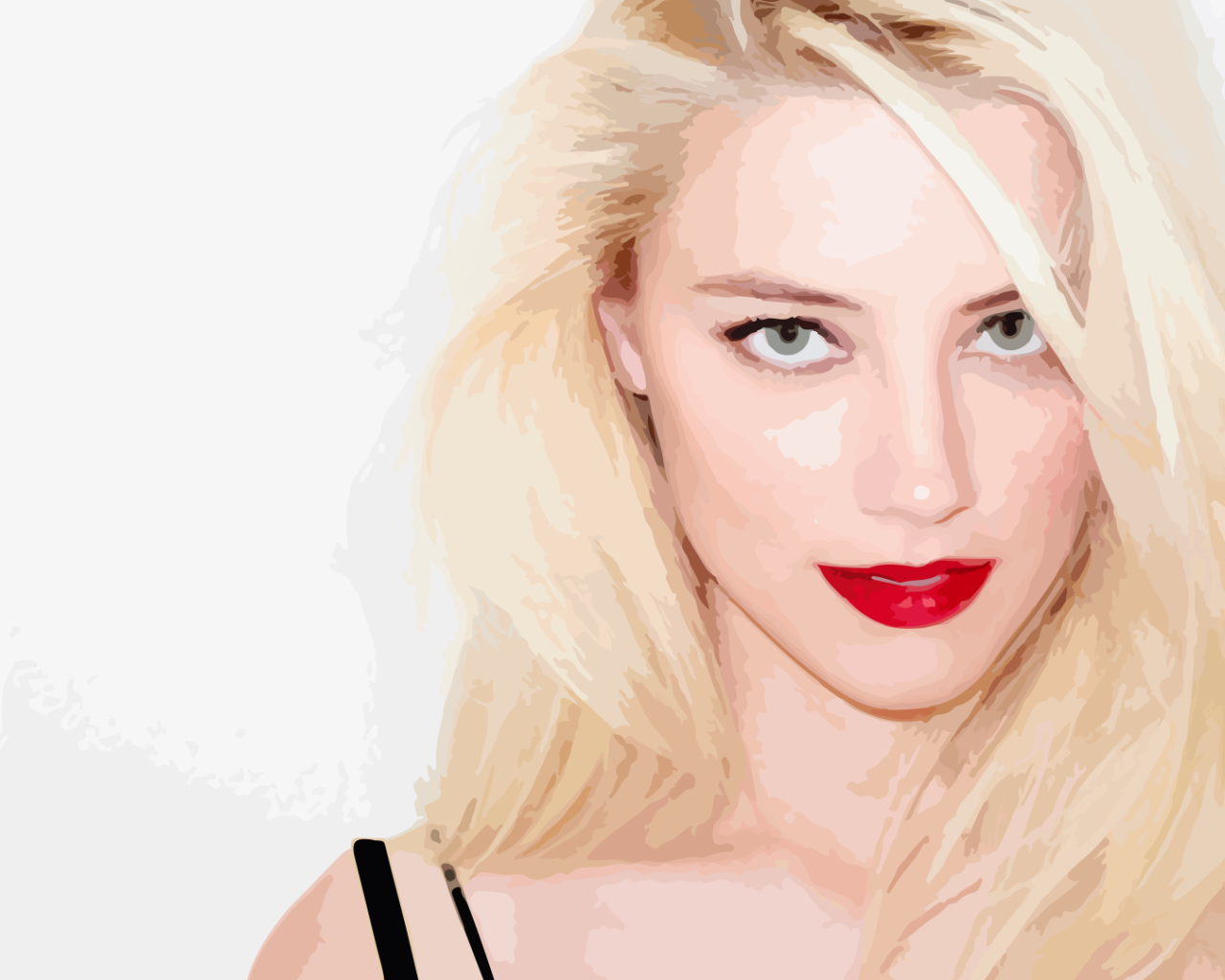 Красивая девушка Эмбер Хёрд