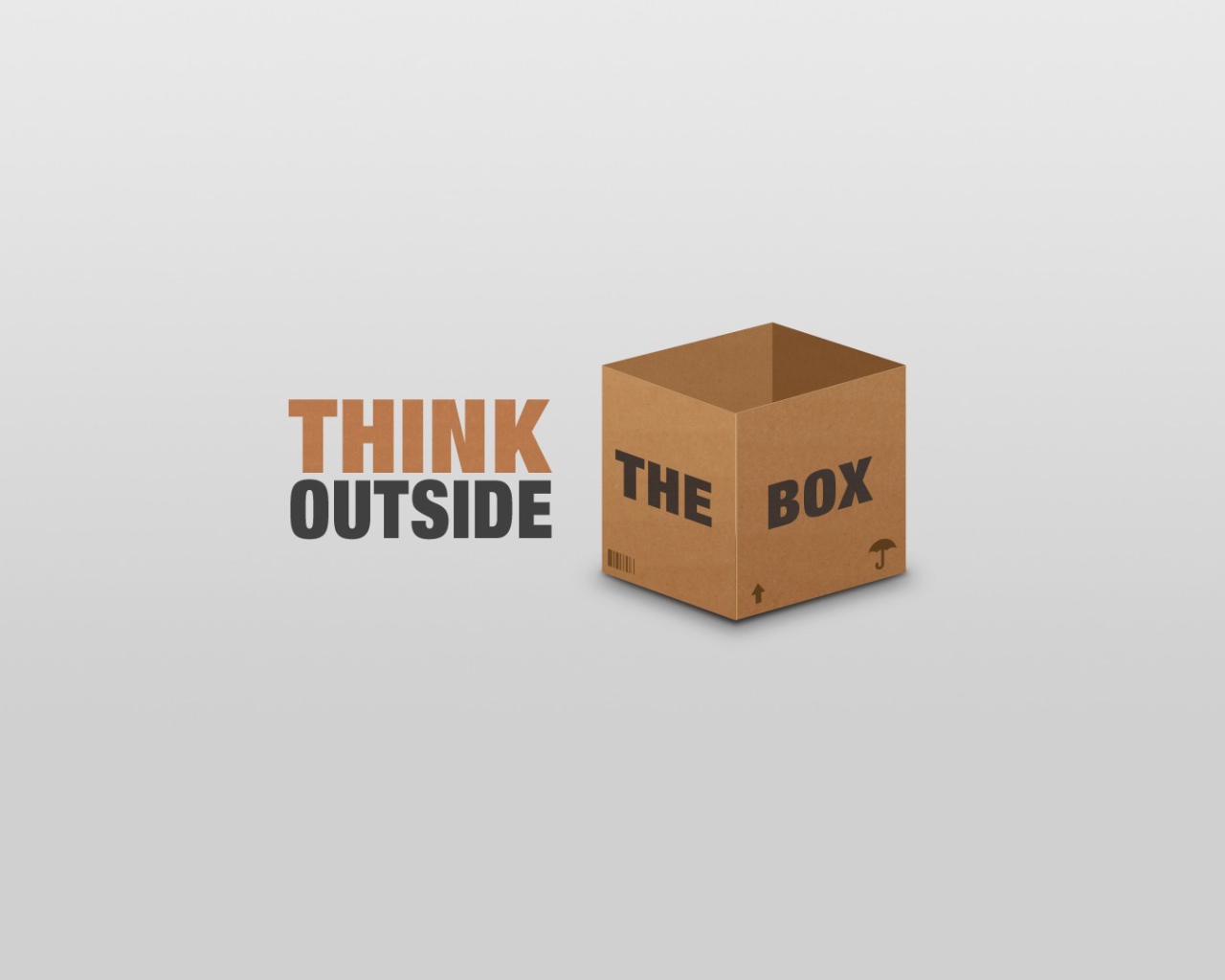 Выйди из коробки и думай шире