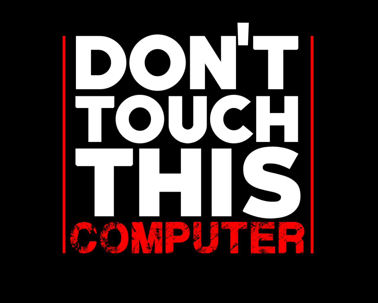 Не прикасайтесь к этому компьютеру