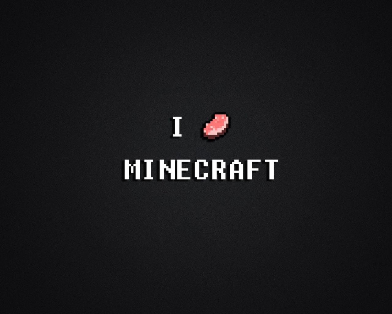 Я люблю игру Minecraft