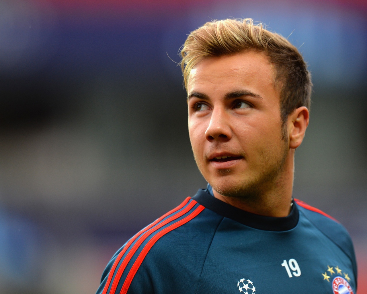 Марио Готце из футбольного клуба Бавария Мюнхен