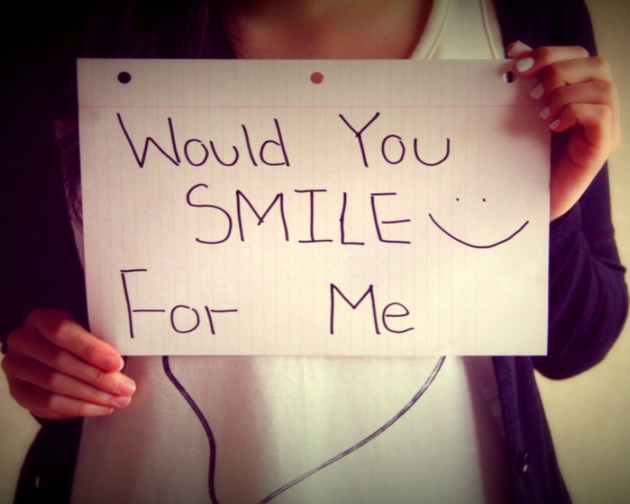Улыбнись для меня