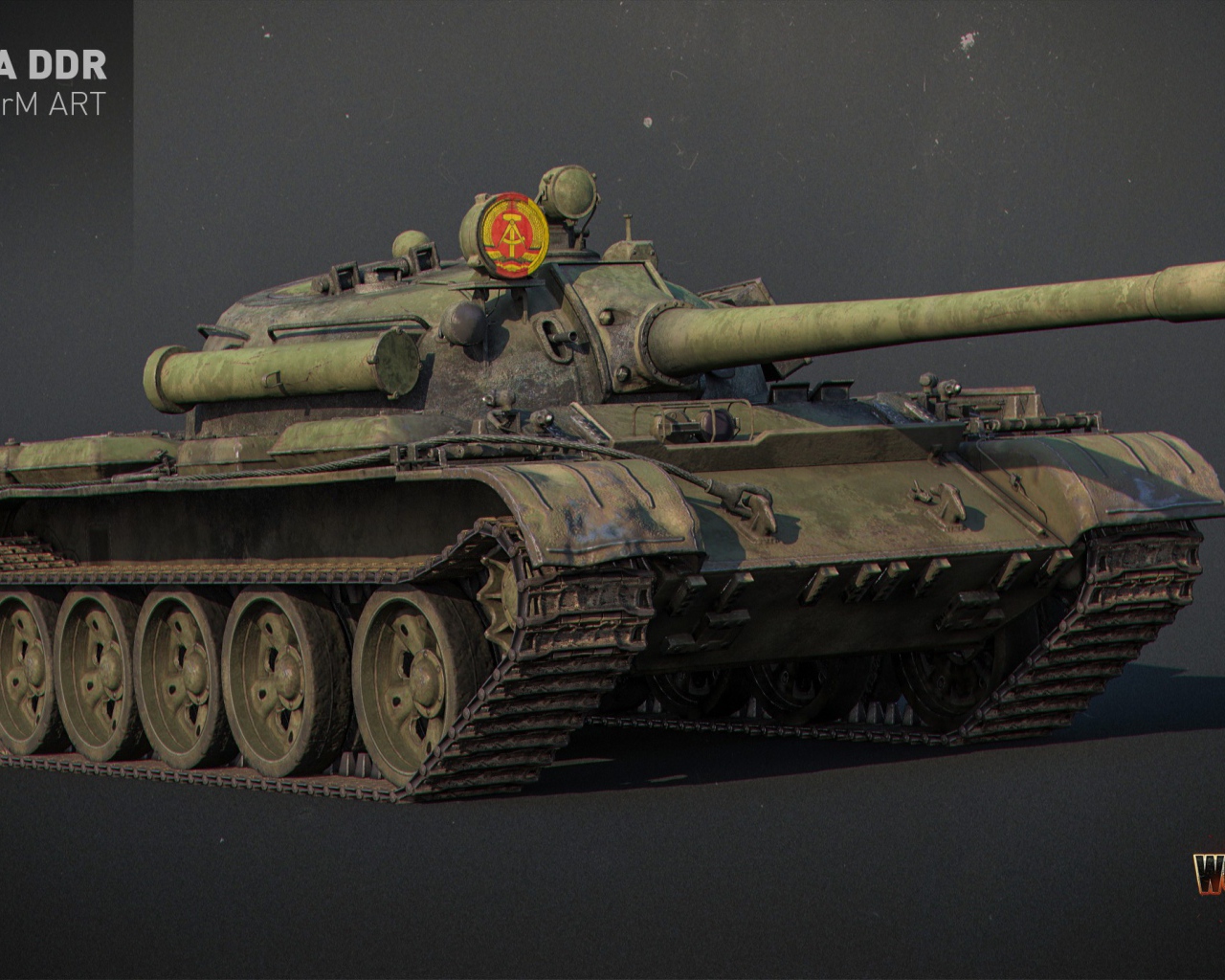 The game World of Tanks, tank T-55