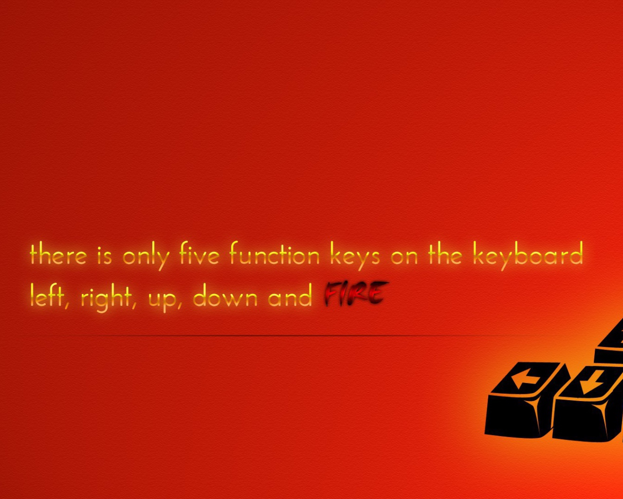Есть только пять функциональных клавиш