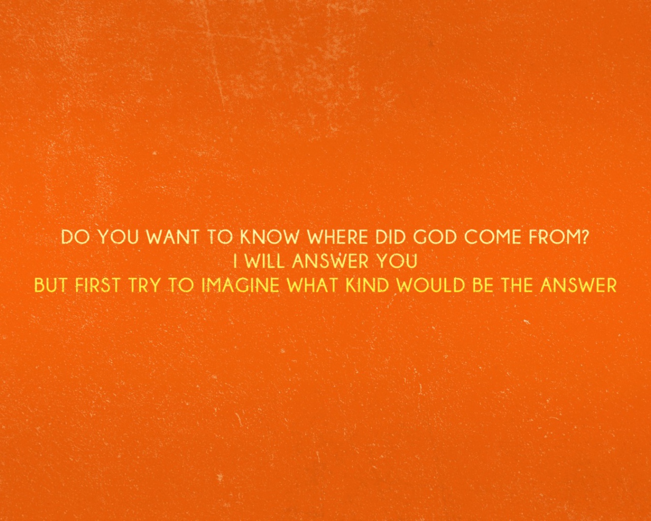 Хочешь знать, откуда появился бог?