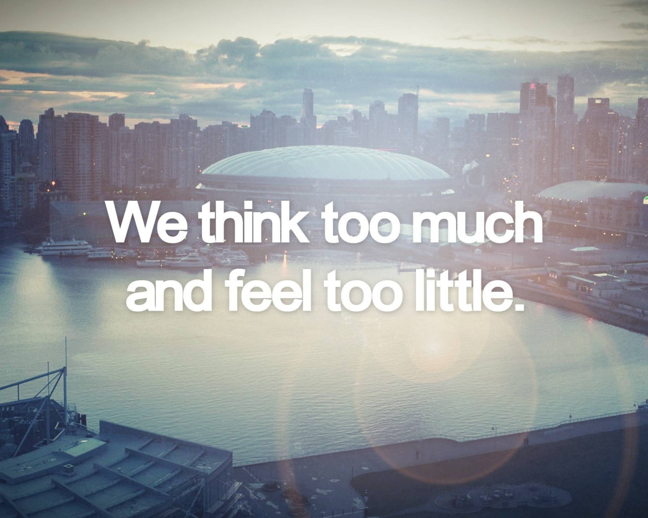 Мы думаем много, а чувствуем мало