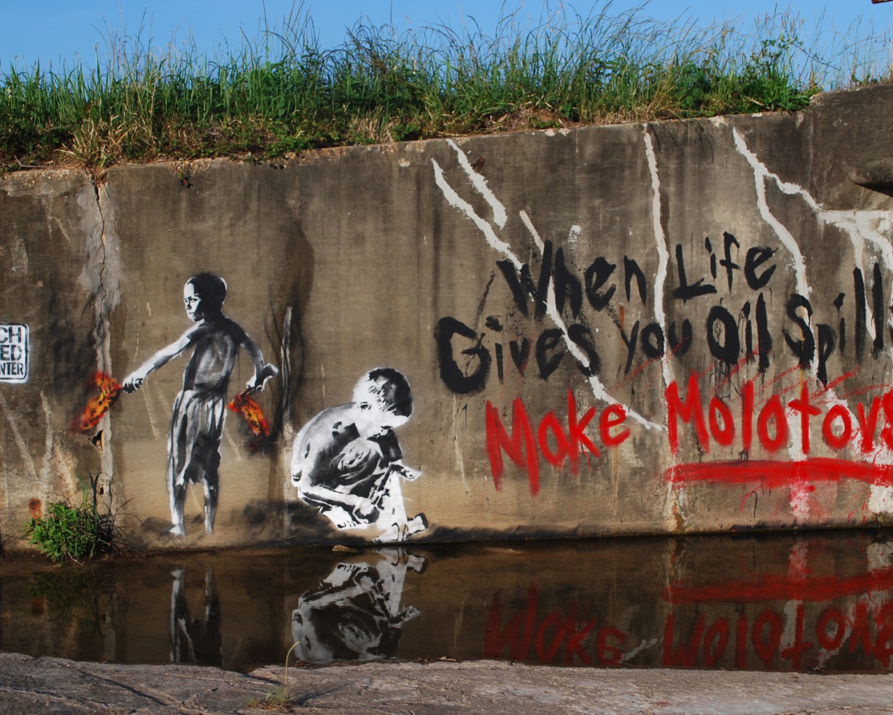 Когда жизнь разливает нефть делай коктейли молотова