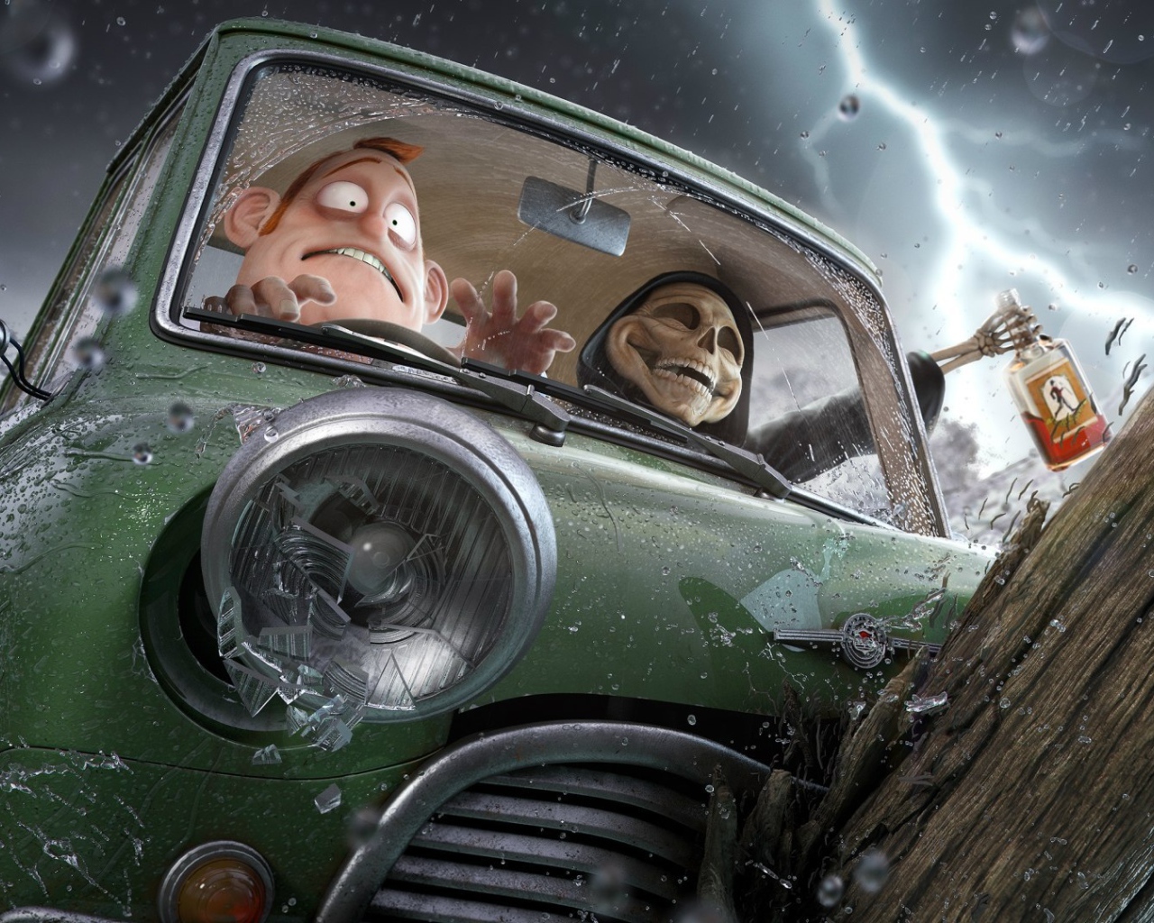 Не стоит пить за рулем