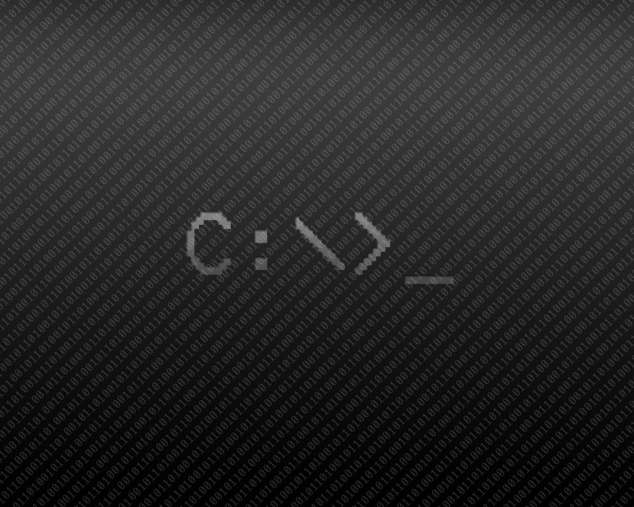 Бинарный код на черном фоне