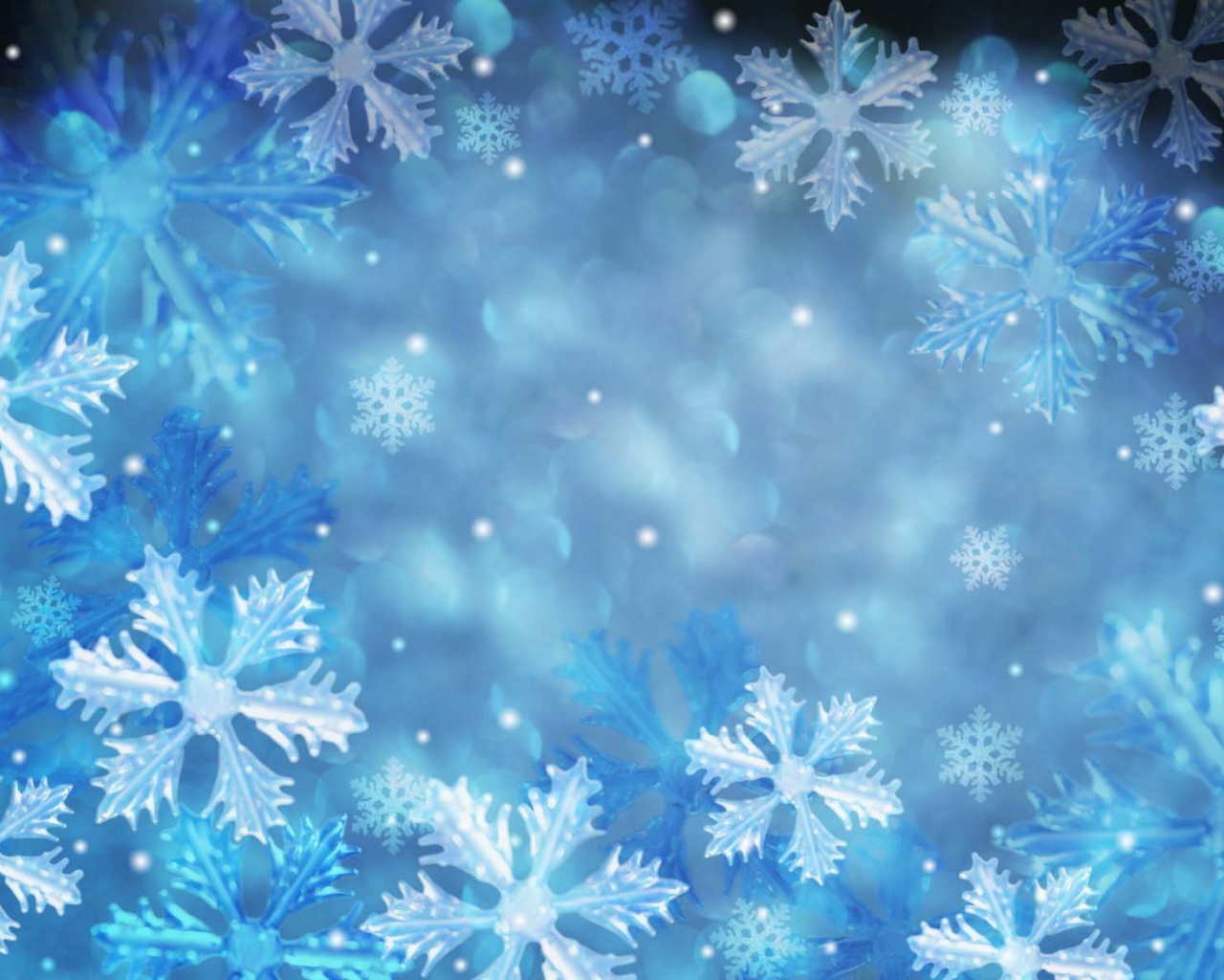 Снежные узоры на окне в Новый год 2017