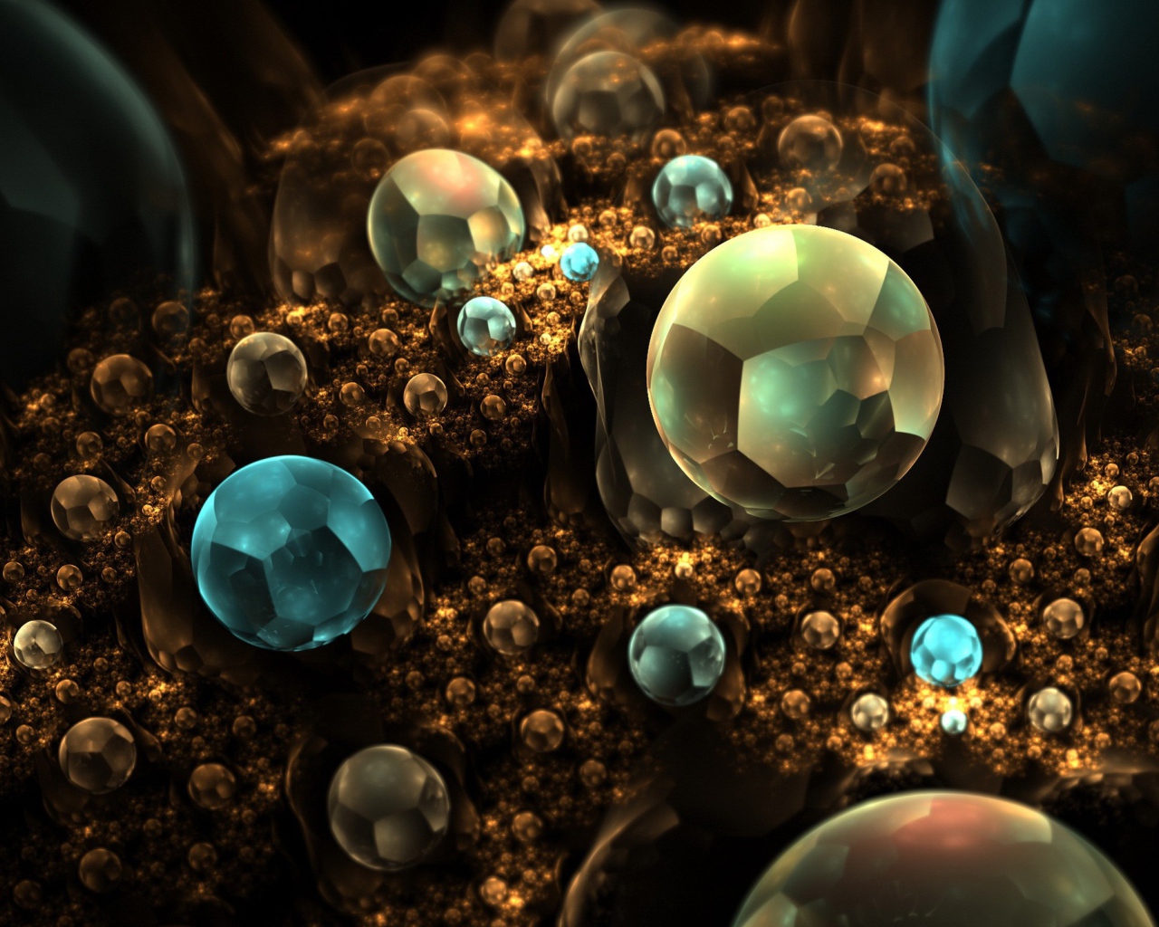 Абстрактные драгоценные камни 3 д графика 