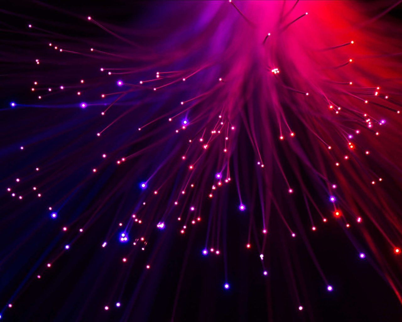 Абстрактные падающие разноцветные искры 