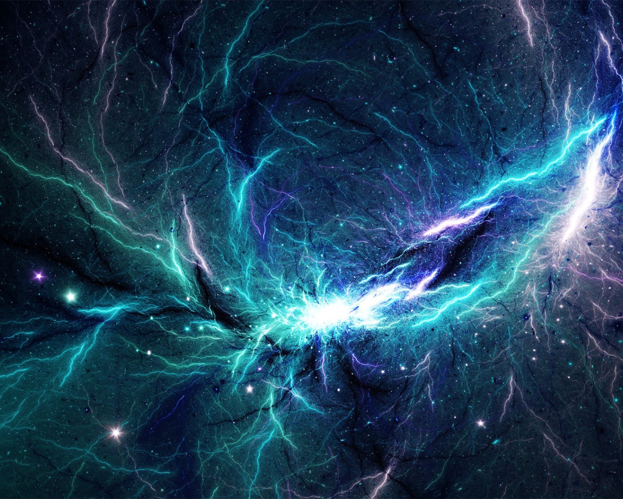 Абстрактная космическая туманность  