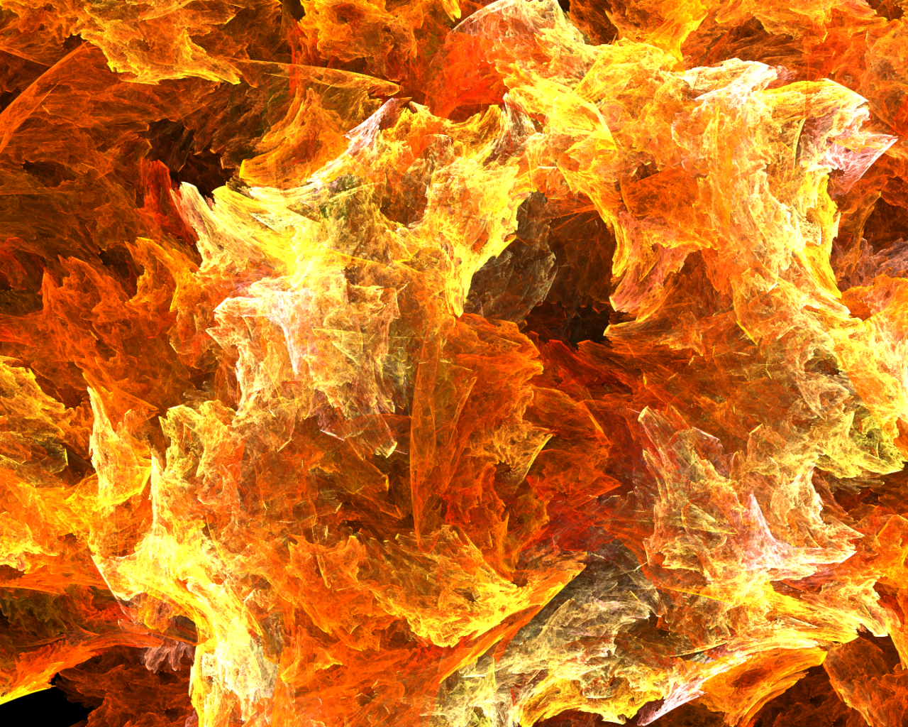 Красивая яркая огненная абстракция