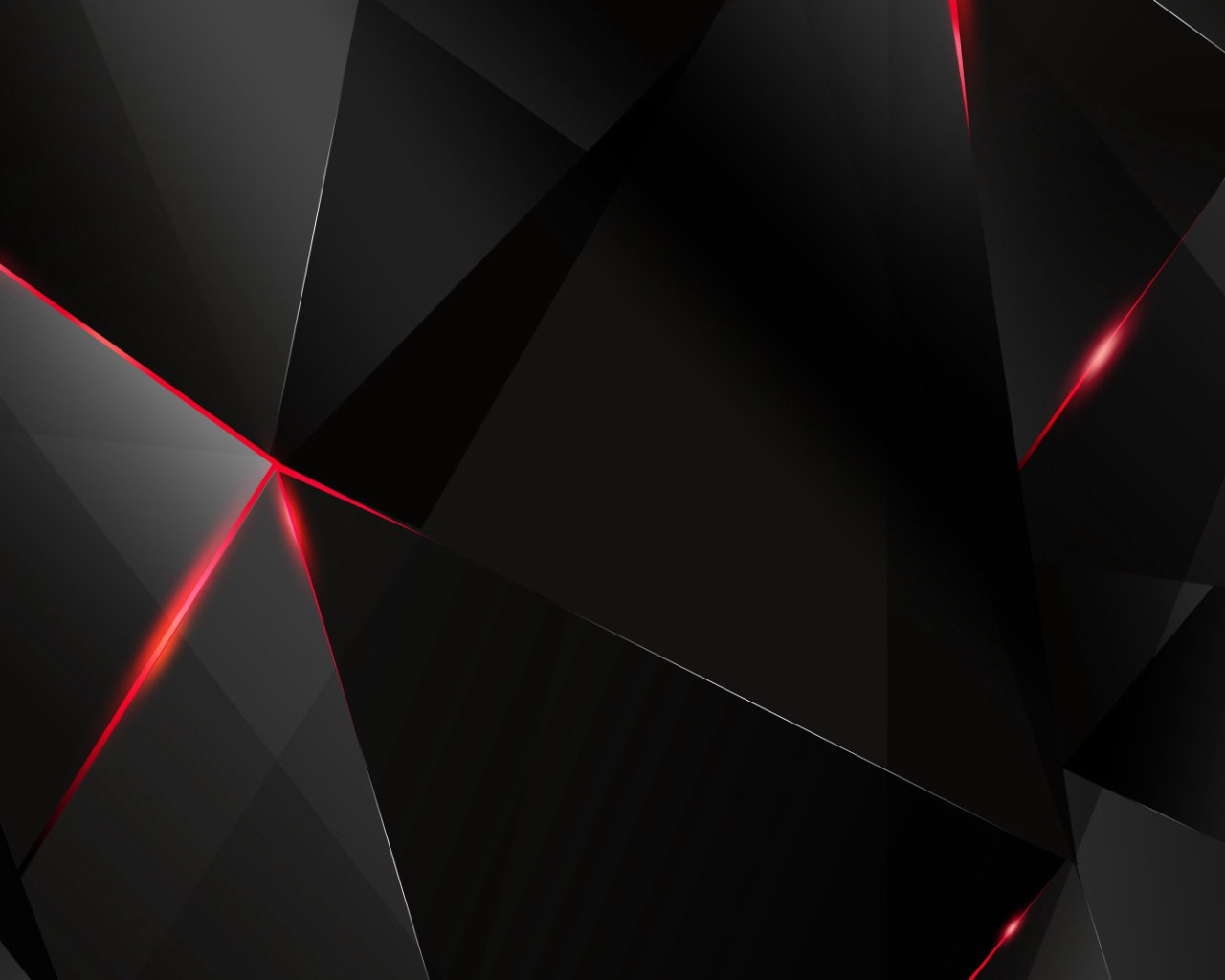 Черные треугольники 3D графика 