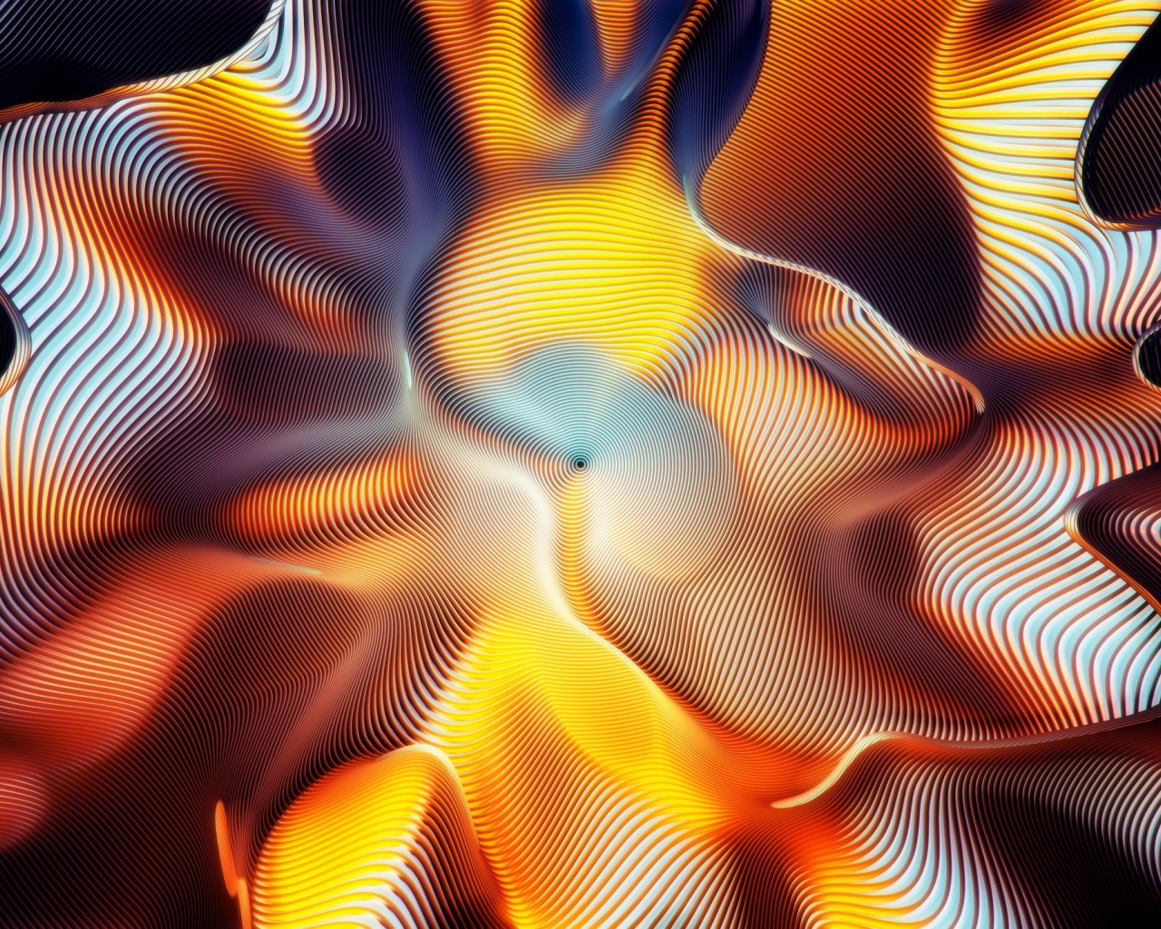 Разноцветная абстрактная червоточина 