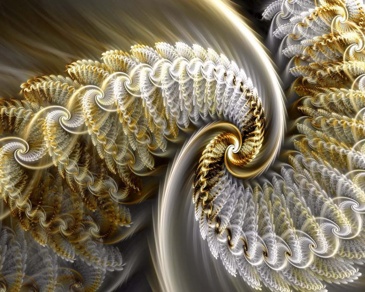 Фрактальные волны, 3д графика