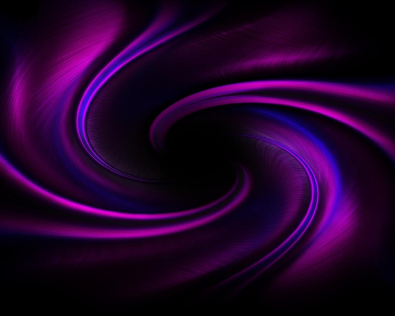 Фиолетовые и голубые абстрактные узоры на черном фоне