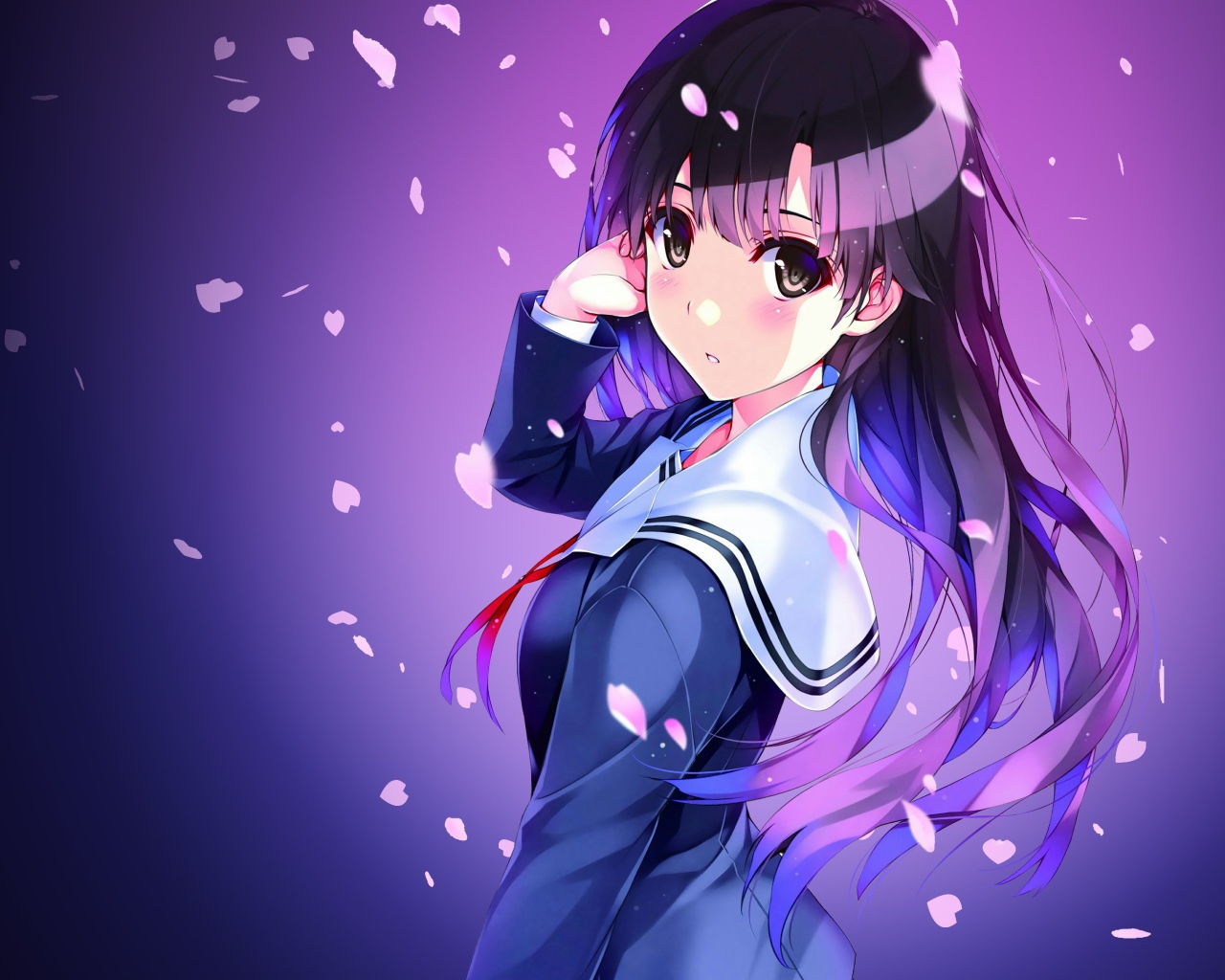 Девушка аниме Утаха Касумигаока 