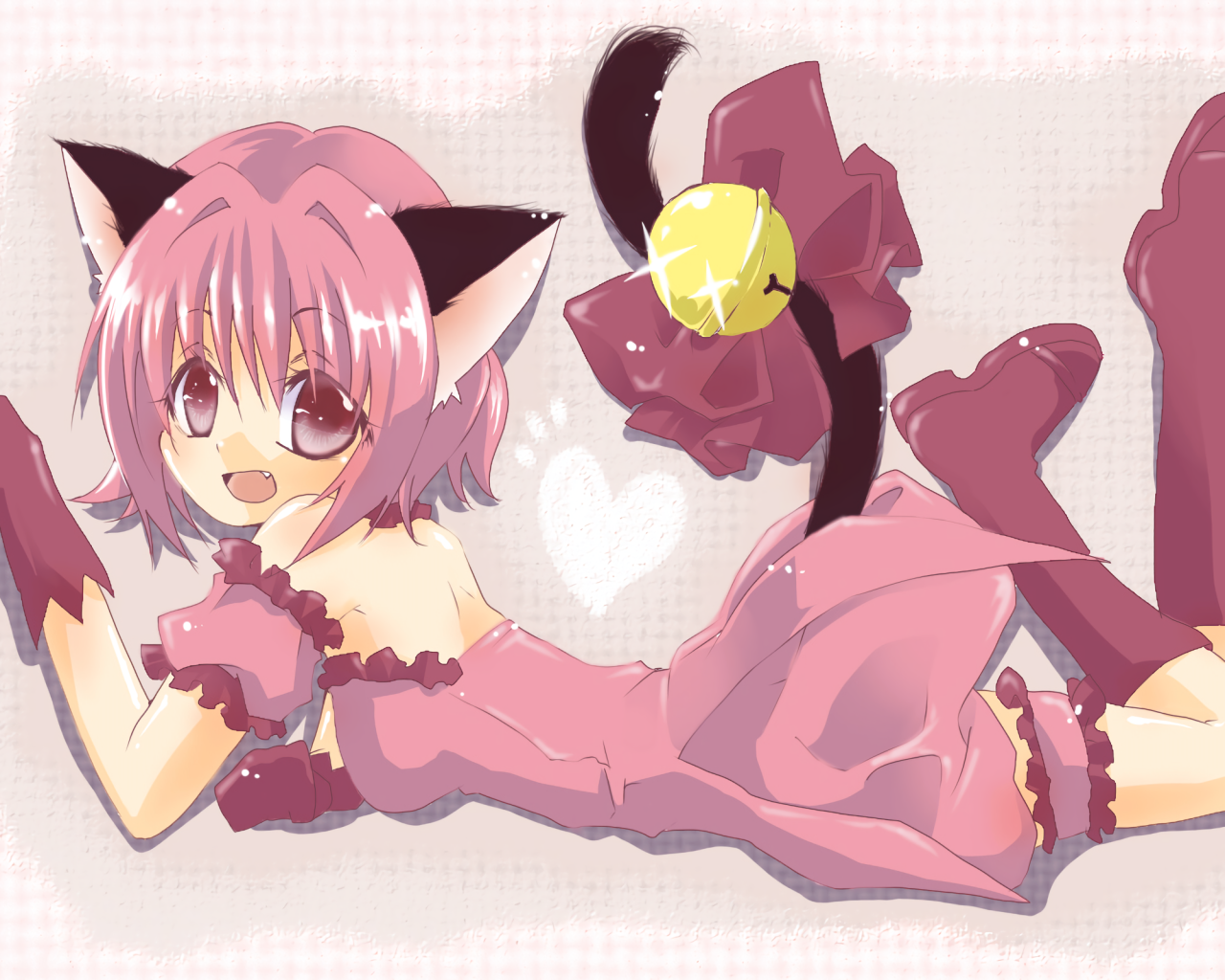 Девушка персонаж Ichigo Momomiya аниме Tokyo Mew Mew