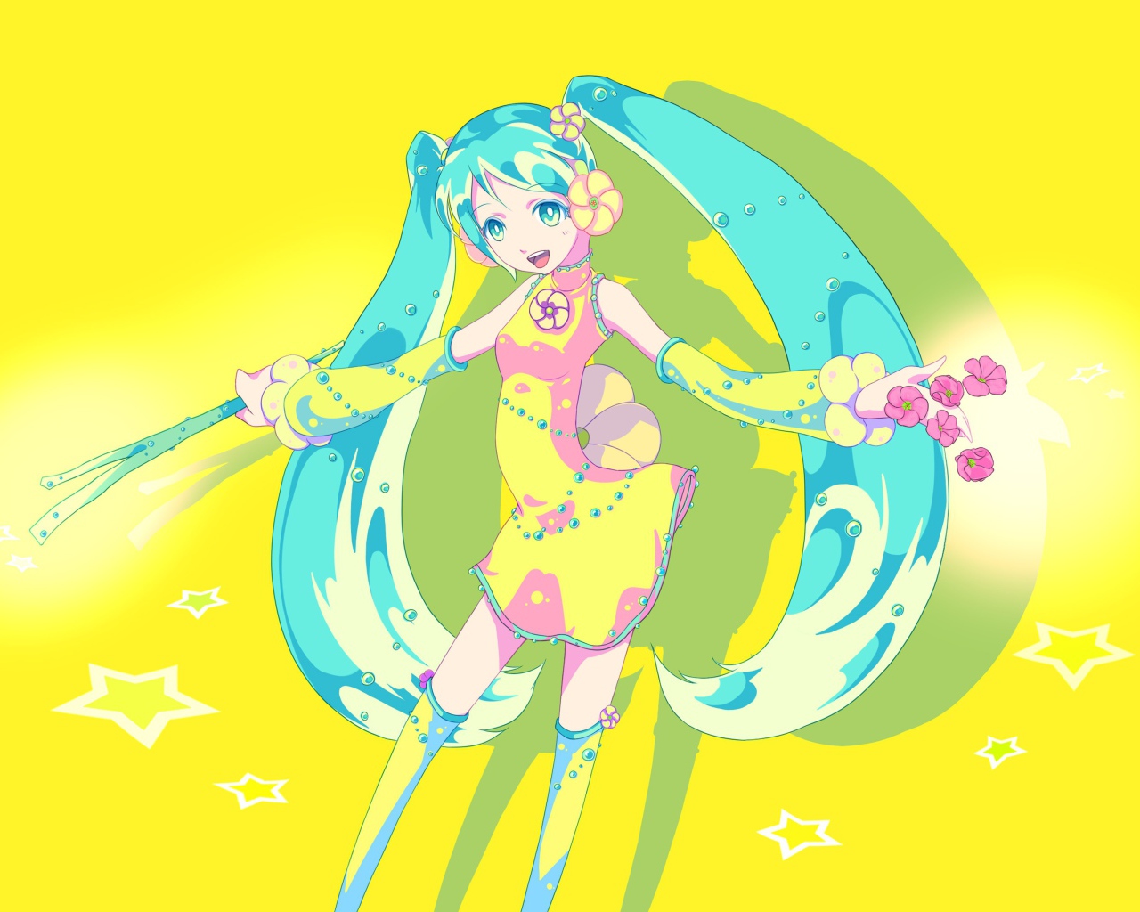 Мику Хатсуне персонаж аниме Вокалоид 