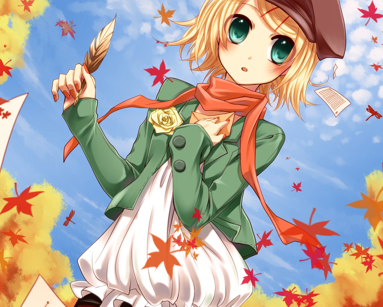 Кагамине Рин персонаж аниме Вокалоид 