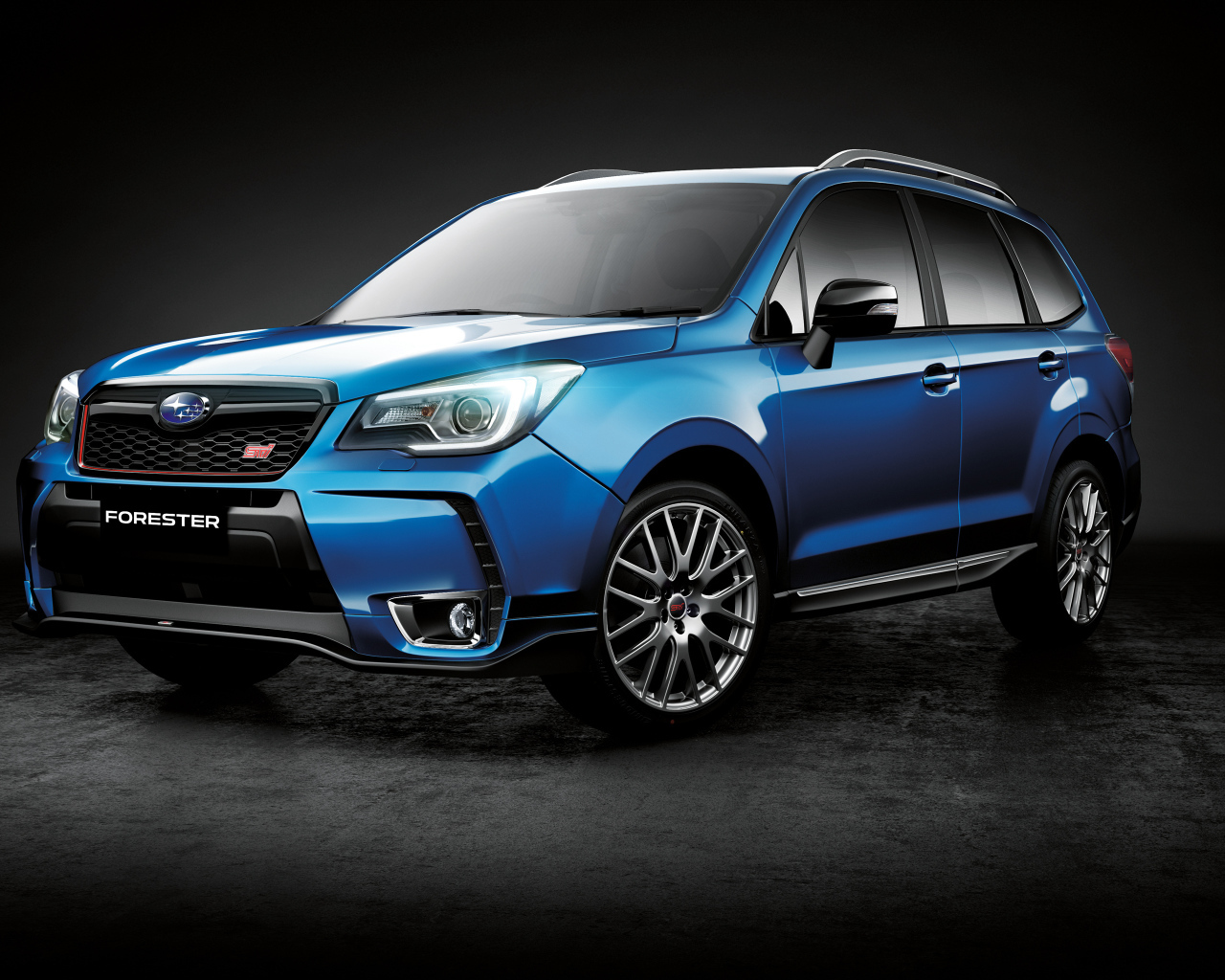 Автомобиль Subaru Forester цвет синий металлик 