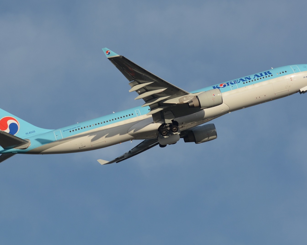 Самолет  Airbus A330 авиакомпании Korean Air 