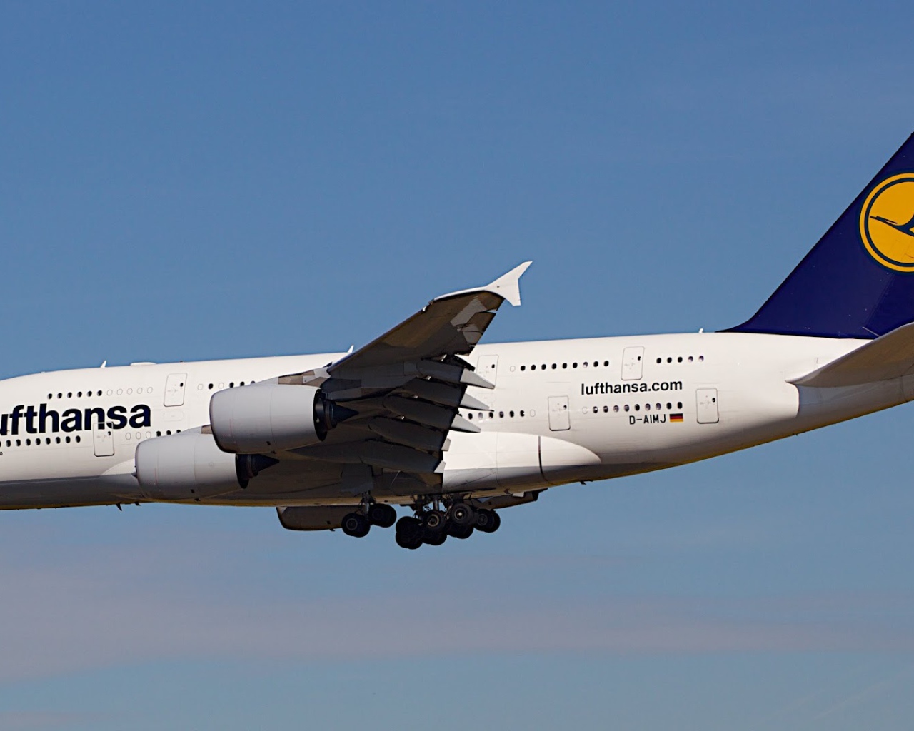 Airbus A380-800 авиакомпании Lufthansa