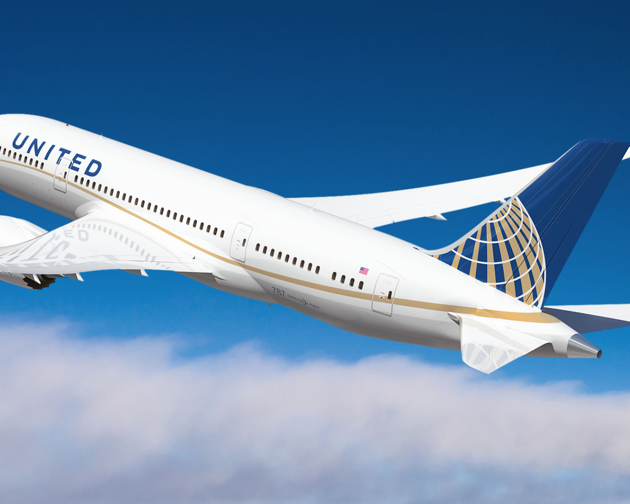 Boeing 737-800 авиакомпании United Airlines 