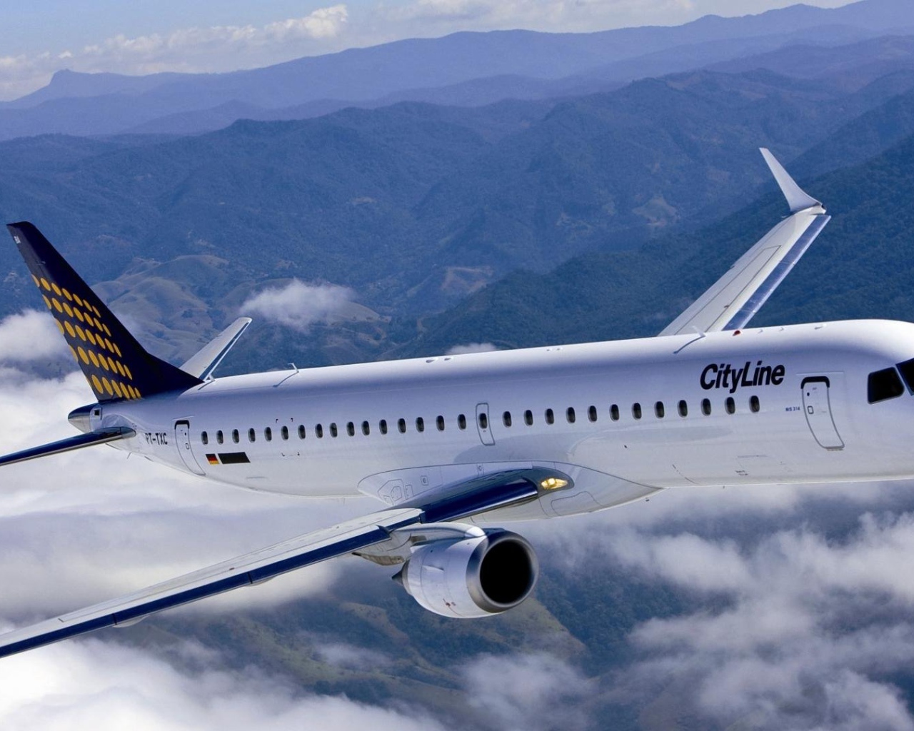 Embraer авиакомпании  CityLine 