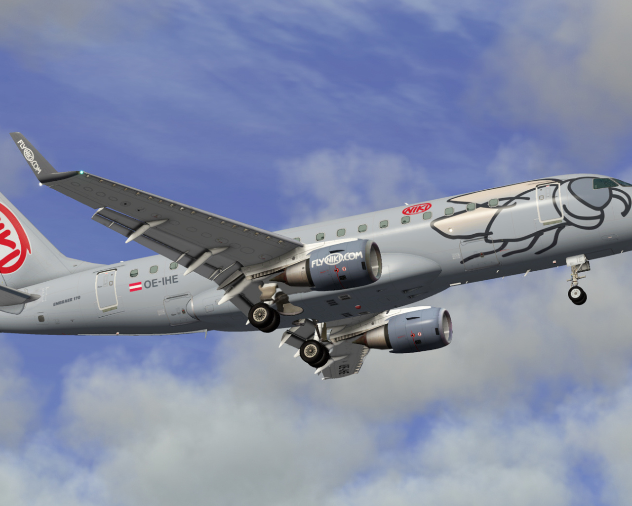 Embraer 170 австрийской авиакомпании Nikifly