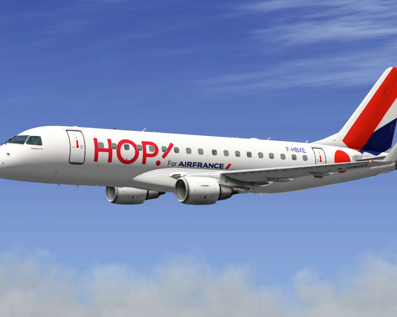 Embraer 170 французской региональной авиакомпании HOP 