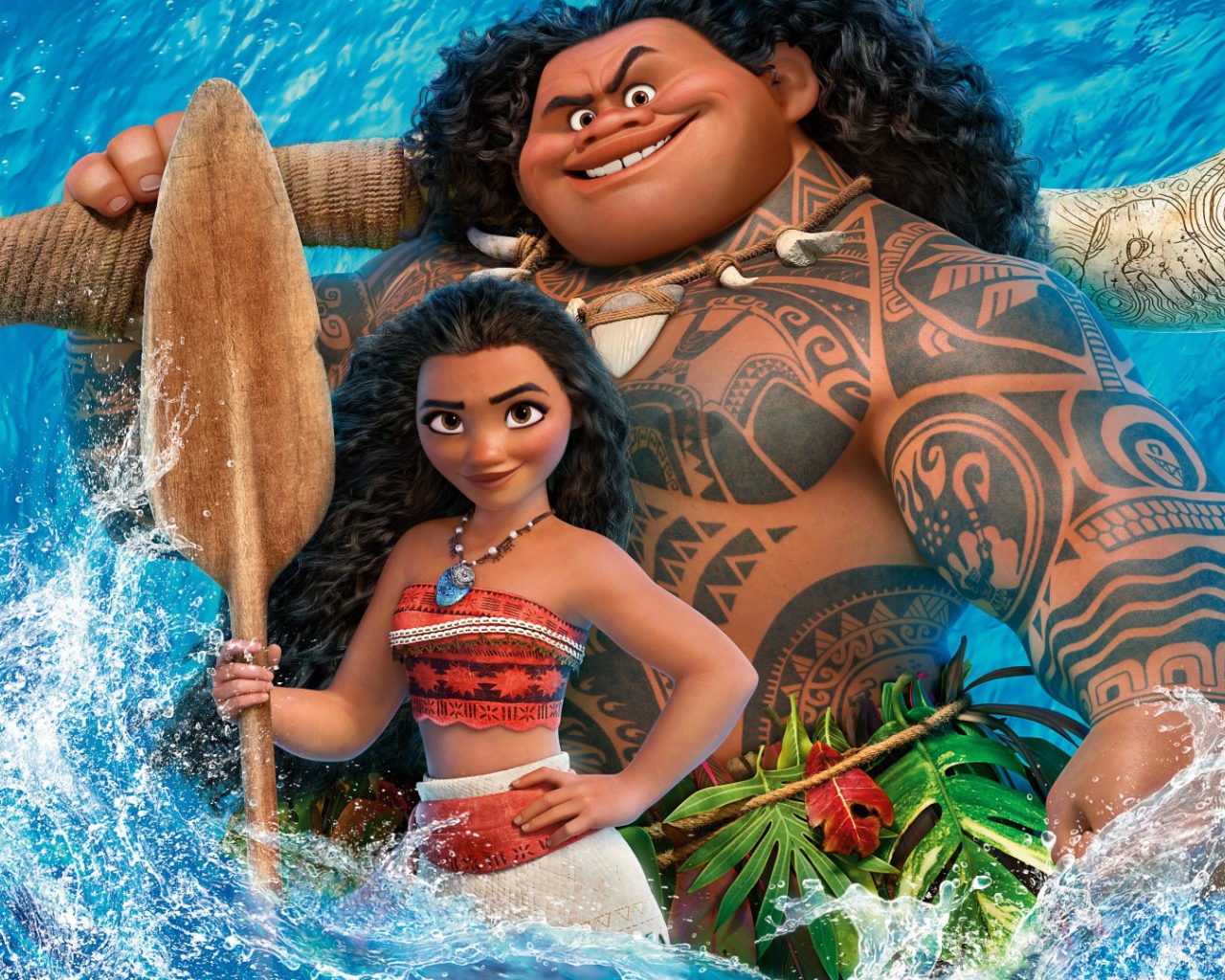 Персонажи мультфильма Моана 