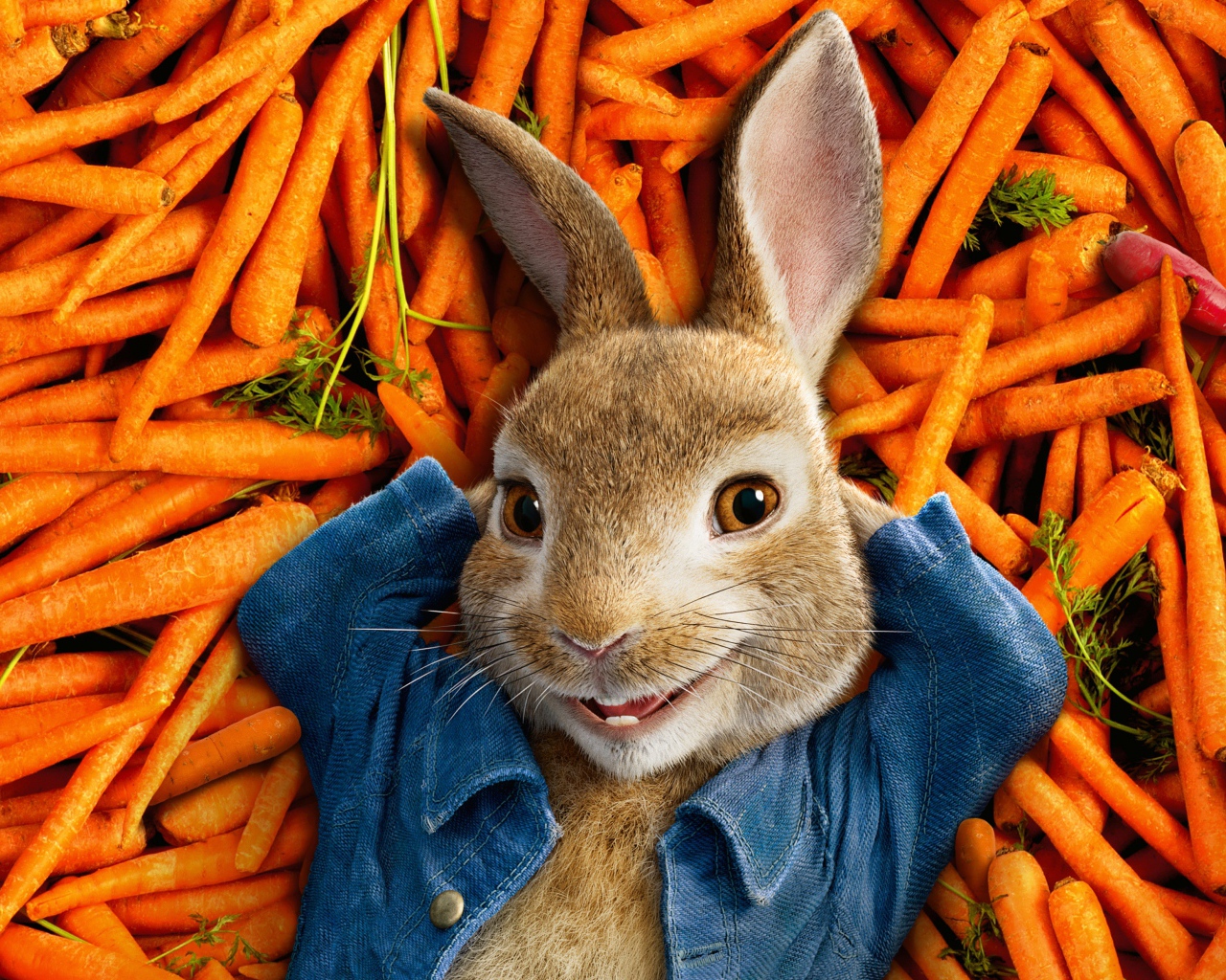 Кролик персонаж мультфильма Приключения Кролика Питера, 2018