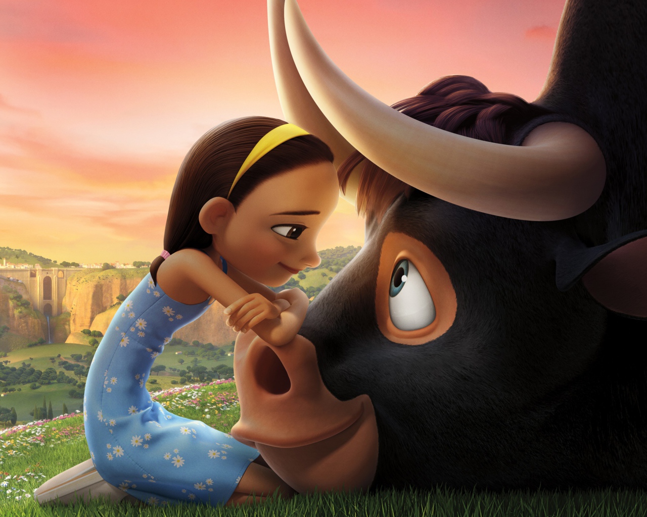 Персонажи нового мультфильма Фердинанд, 2017