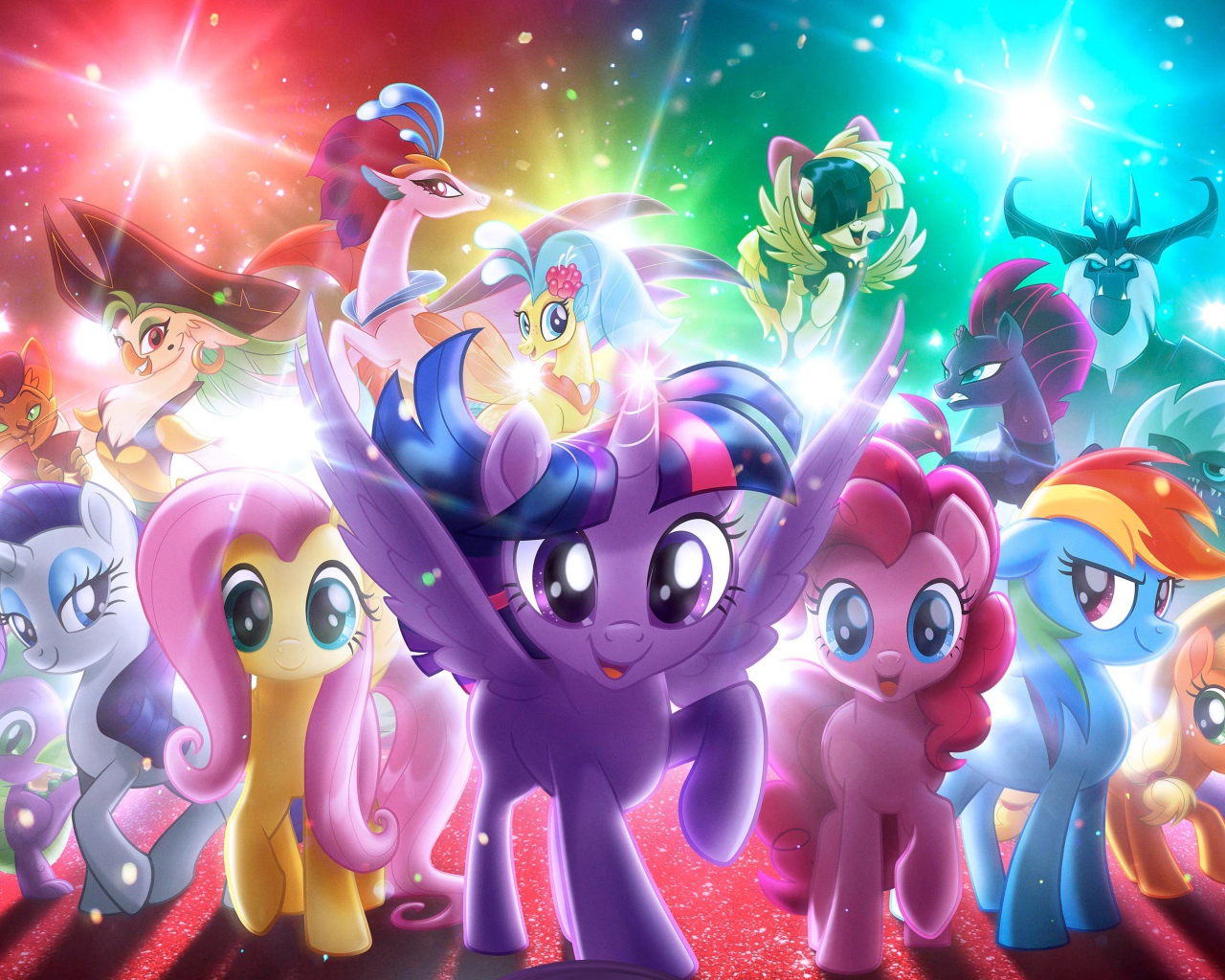 Персонажи популярного мультсериала  Мой маленький пони