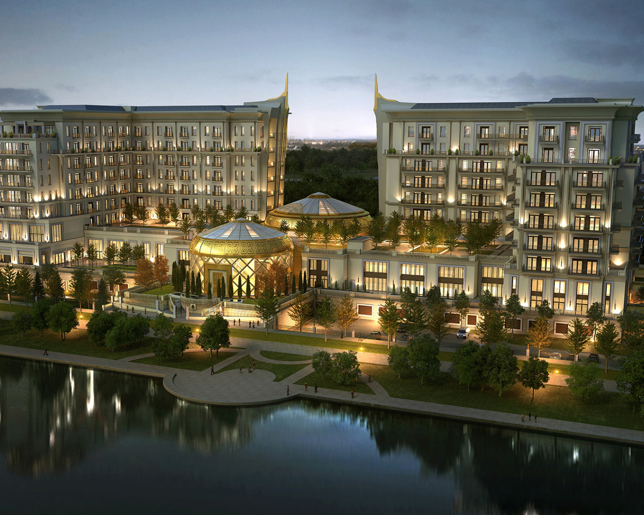 Красивый отель St. Regis город Астана 