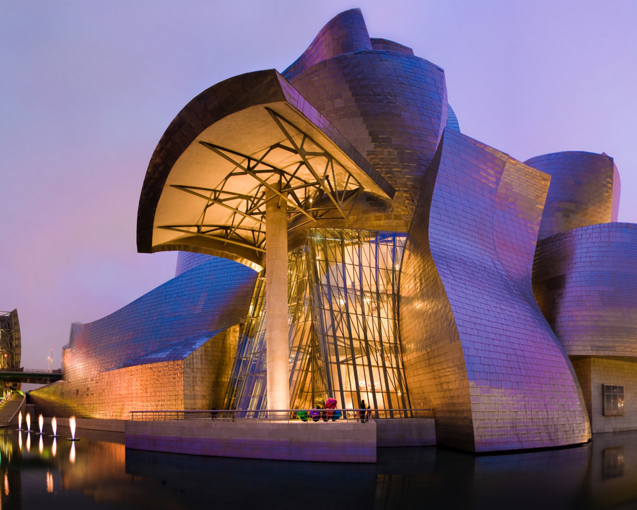 Музей Гуггенхейма в Бильбао, Испания 