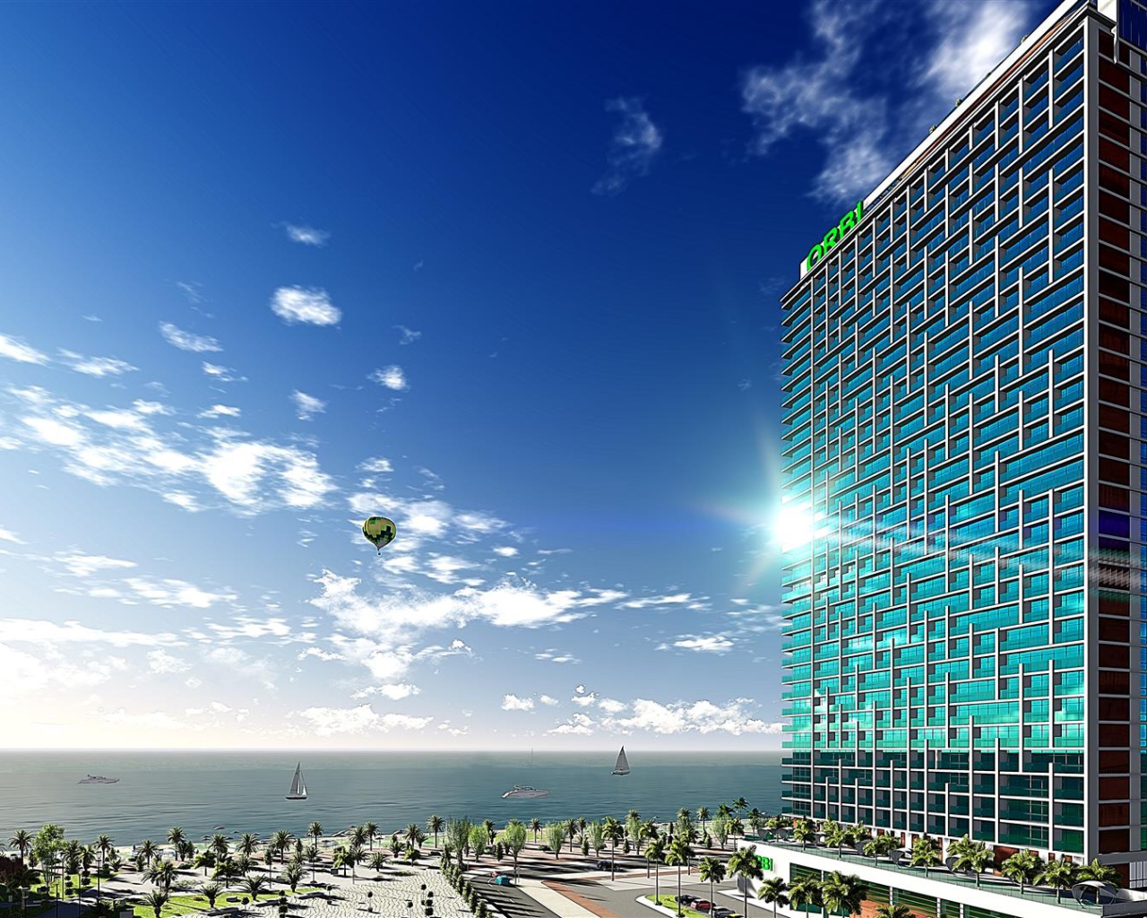 Самый высокий апарт-отель ORBI Beach Tower город Батуми 