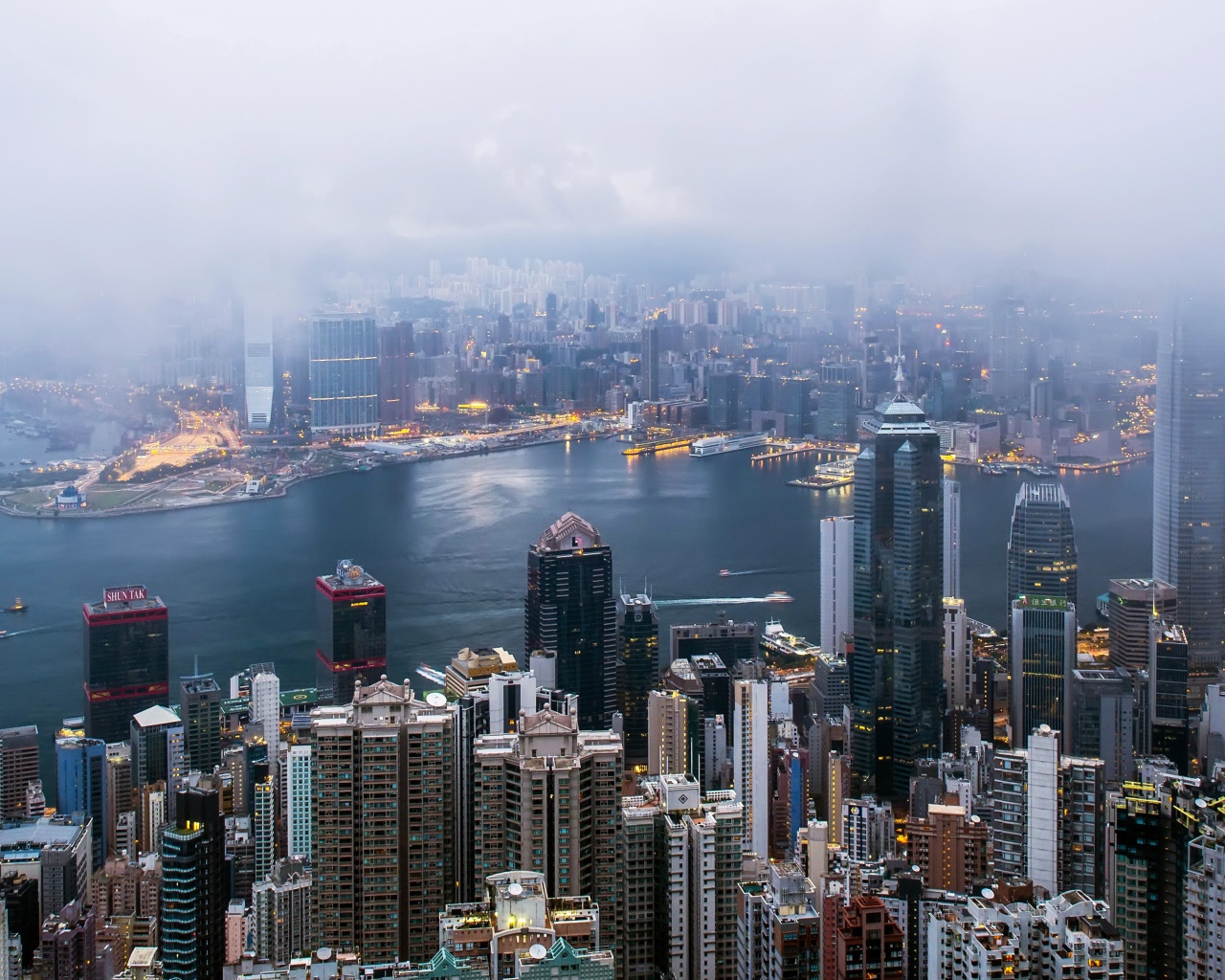 Hong Kong Panorama of the city