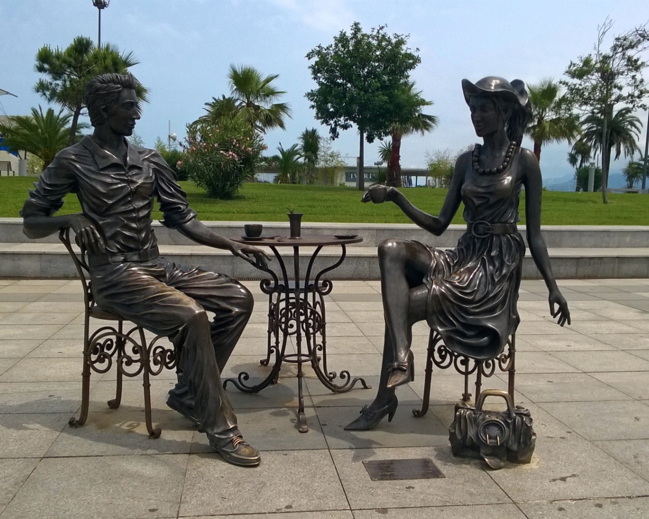 Памятник на Батумском бульваре  