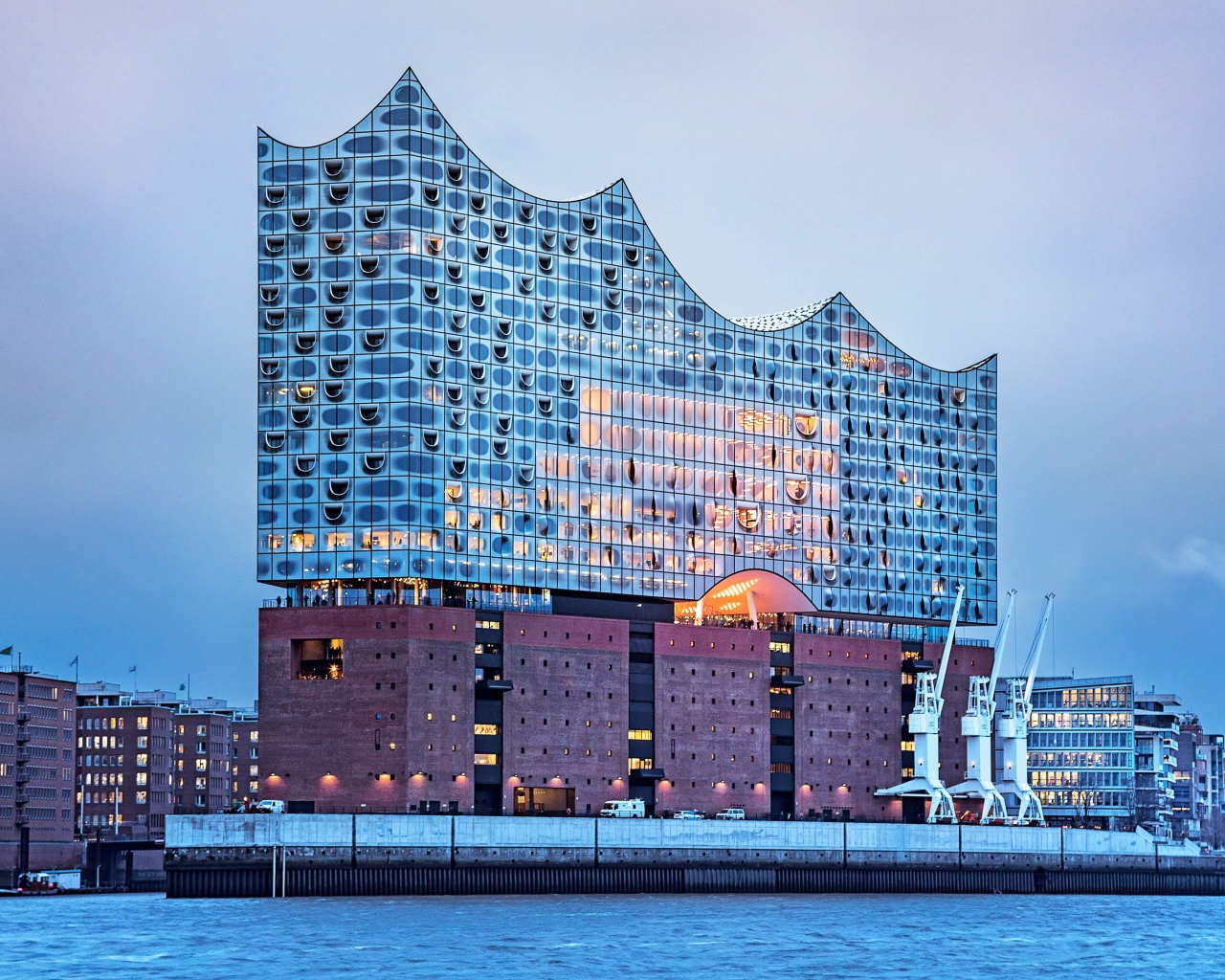 Уникальная Эльбская филармония, Гамбург, Германия 