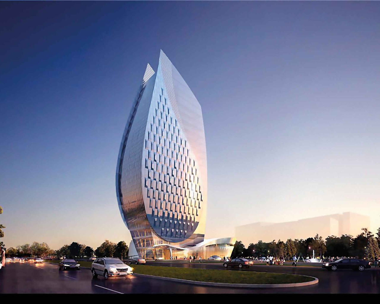 Высотное здание Azersu Office Tower Баку 