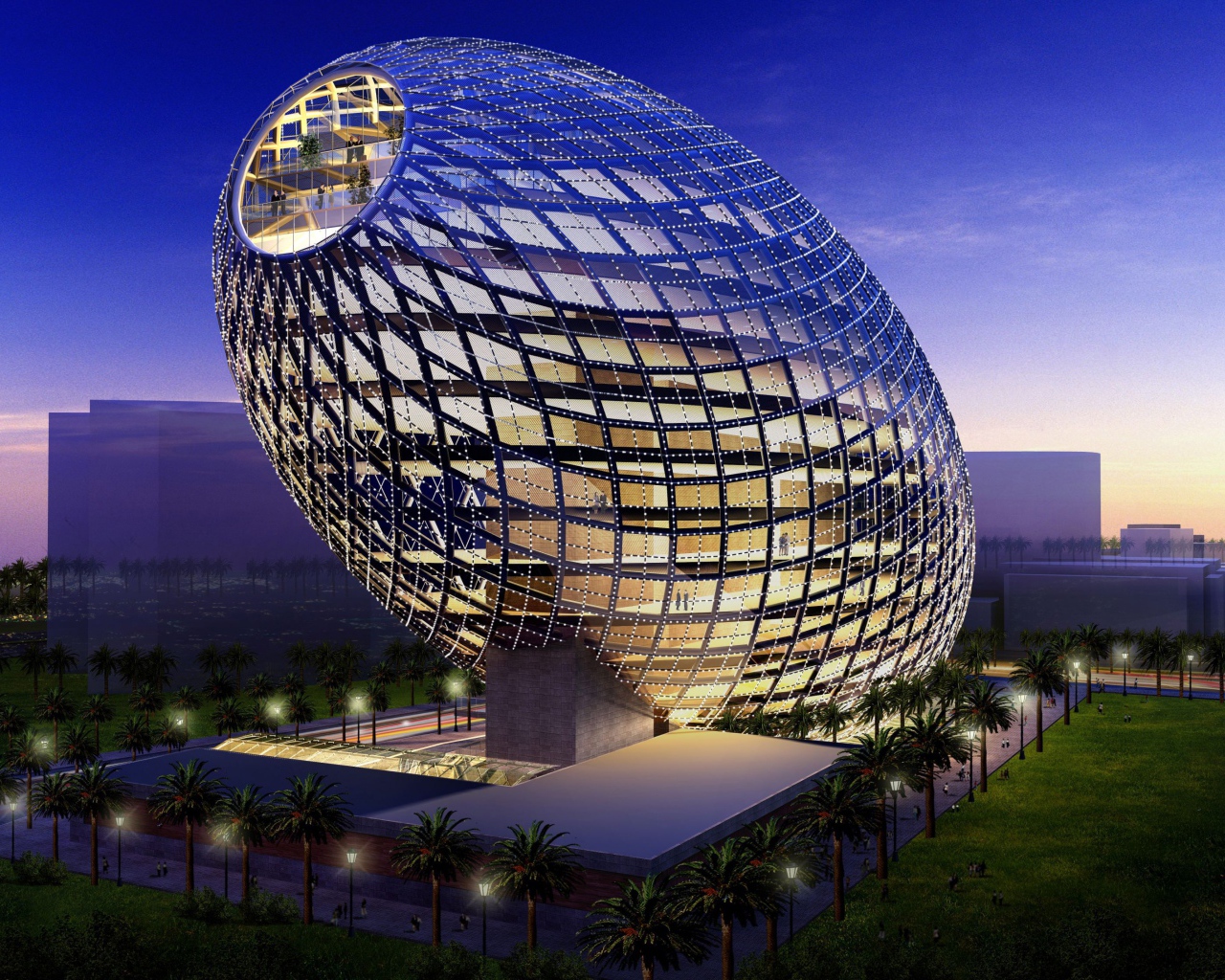 Ультрасовременное здание-яйцо Cybertecture Egg в Мумбае, Индия 
