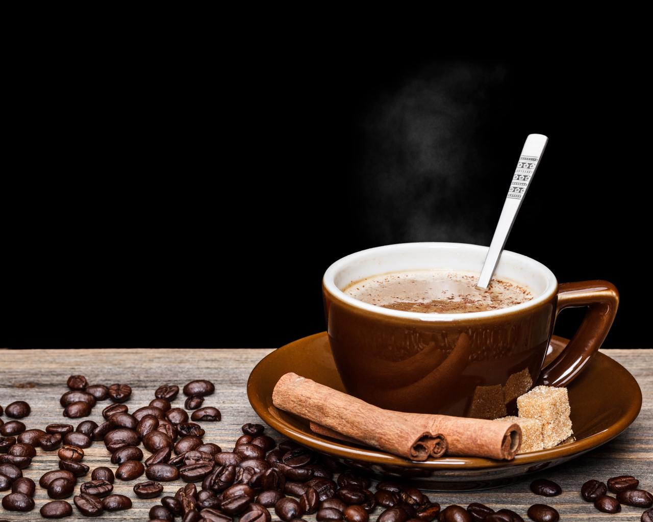 Ароматный кофе с корицей 