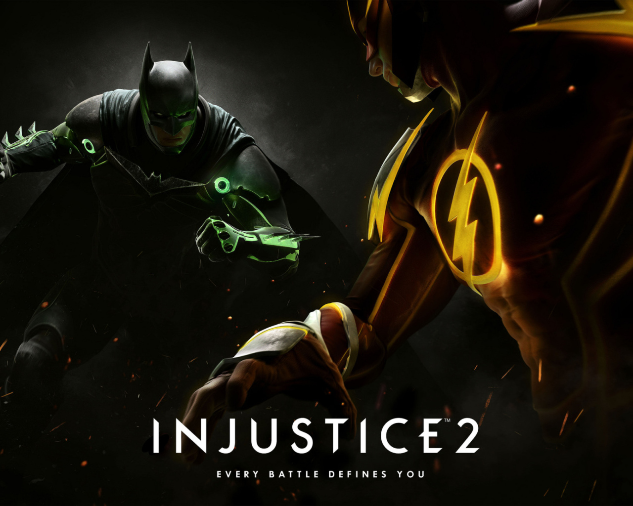 Бэтмен и Флэш герои игры Injustice 2 