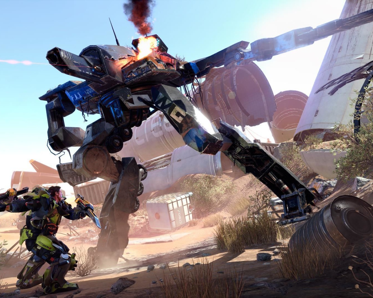 Битва человека и машины игра The Surge 2017 