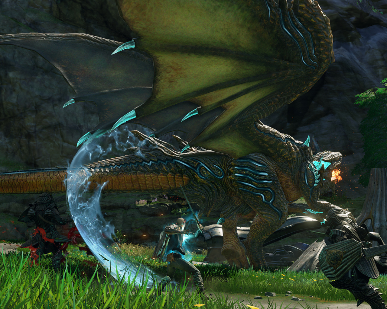 Битва дракона и людей игра Scalebound 2017 