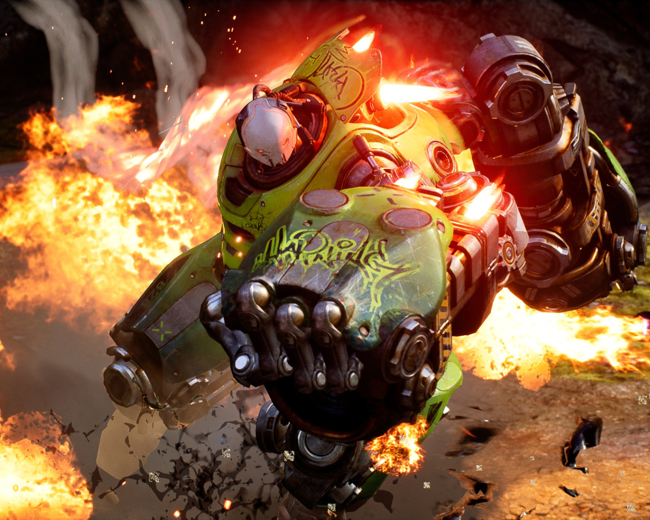 Кранч персонаж игры Paragon 2017  